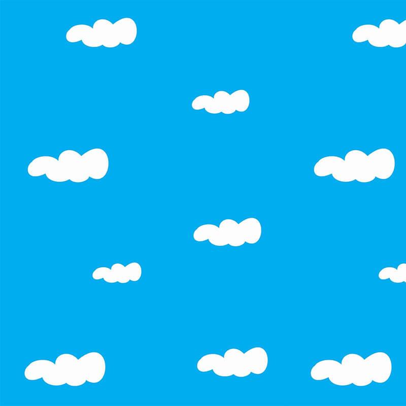 Adesivo de parede infantil nuvem CO-221 - Imagem 2
