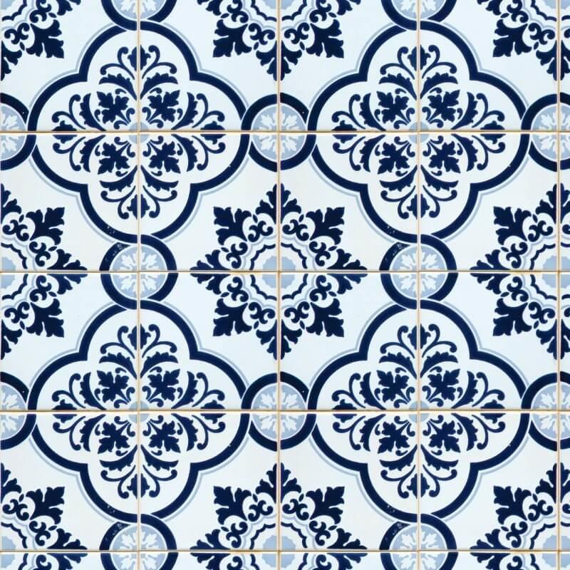 Papel de parede azulejo português - CO 452 imagem 2Papel de parede azulejo português - CO 452 imagem 2