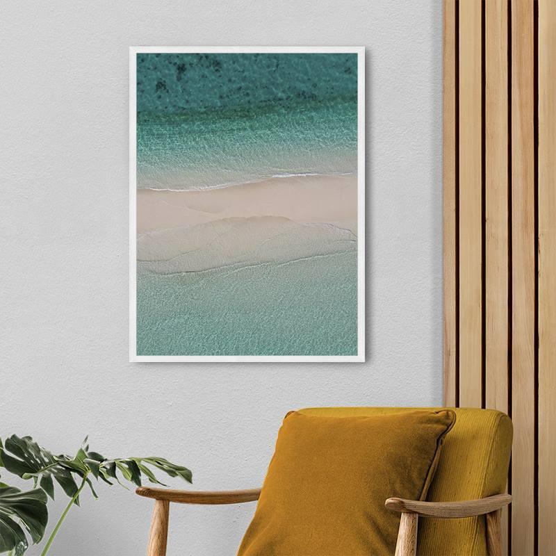 Quadro Decorativo Praia Águas Cristalinas CO-209