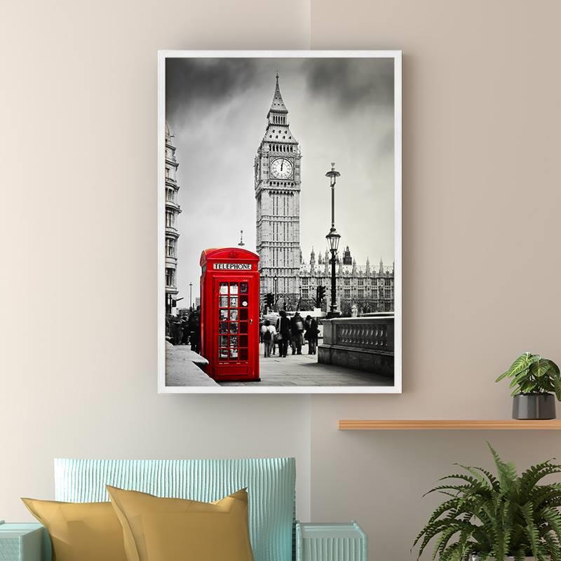 Quadro Decorativo Fotografia London Telephone CO-307
