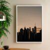 Quadro Decorativo Fotografia Prédios ao Pôr do Sol CO-304